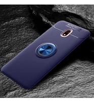 Xiaomi Redmi 8A Kılıf Yüzüklü Magnetli Ravel Case (Mavi)