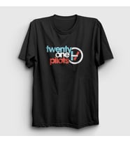 Presmono Unisex Sarı Twenty One Pilots T-Shirt 120661tt (Siyah)