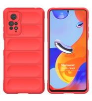 Microsonic Xiaomi Redmi Note 11 Pro 5G Kılıf Oslo Prime Yeşil (Kırmızı)