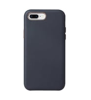 Apple iPhone 7 Plus Kılıf Eyzi Kadife İç Yüzey Suni Deri Kılıf (Lacivert)