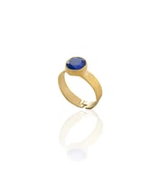 Kadir Jewellery 22 Ayar Altın Kaplama Zirkon Taşlı Kadın Minimal Yüzük (Parlement)