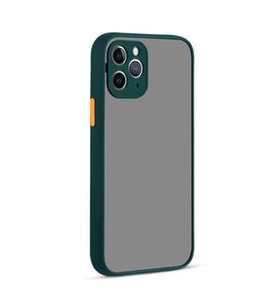 Apple iPhone 12 Pro Max Kılıf Köşeleri Airbagli Silikon Kılıf (Yeşil)