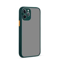 Apple iPhone 12 Pro Max Kılıf Köşeleri Airbagli Silikon Kılıf (Yeşil)