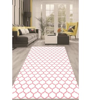 Dijital Kaymaz Taban Yıkanabilir Modern Renkli Salon Halısı Mutfak Halısı Yolluk ND-HT-545 (Pudra Rengi)