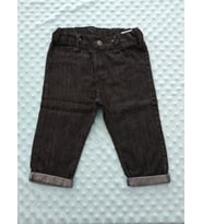 Kidaxi Erkek Bebek Dokuma Pantolon 6-36 Ay (Siyah)