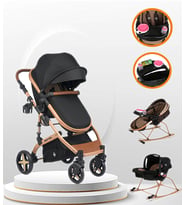 Fast Pro Completto 4 İN 1 Travel Sistem Bebek Arabası (Gold)