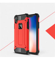 iPhone XR 6.1 Kılıf Crash Zırh Silikon Kılıf (Kırmızı)