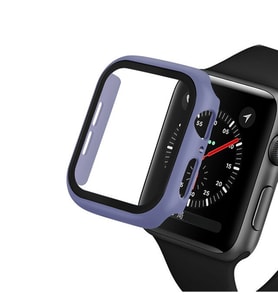 Apple Watch ile Uyumlu 3/4/5 Serisi 38MM/40MM 360 Derece Ekran Koruyucusu (Lila)