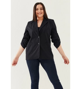 %100 Cotton Büyük Beden Ceket