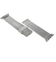 Ally Apple Watch Ultra 7-8 45mm 6-5-4 44mm Kayış Kordon Milano Metal Klasik 3-2-1 42mm (Gümüş)