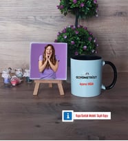 Odyometrist Fotoğraflı Dekoratif Taş, Kupa Bardak Beyaz Hediye (Model 11)