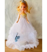 PRENSES HAREKETLİ MÜZİKLİ BEBEK (Beyaz)