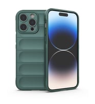 IPHONE 13 PRO UYUMLU OPTİMUM LENS KORUMALI SİLİKON KILIF (Haki)