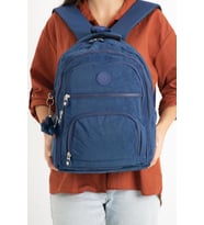 Kadın Sırt Çantası Orta Boy Günlük Kullanım İçin İdeal Okul Çantası 40*30 Cm Hafif Bayan Çanta (Lacivert)