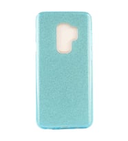 Samsung Galaxy S9 Plus Kılıf Simli Parlak Shining Kapak (Mavi)