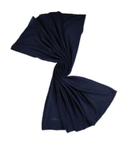 Mim Eşarp - Akmoda Bambu Kraş Kadın Şal 80x190 cm (Lacivert)