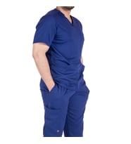 PROF Medikal Giyim Doktor Hemşire Scrubs Cerrahi Alt Parçası Likralı Yüksek Kalite Hastane Üniforması 'Rio Grande (Kraliyet Mavisi)