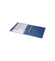 Evrak Sunum Tanıtım Firma Klasörü A5 Pvc 3 cm 2 Halkalı 200 Yaprak Kapasiteli Ring Binder File 19,5x23 cm (Mavi)