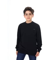 Toontoy Erkek Çocuk Armalı Sweatshırt (Siyah)