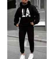 Unisex Antrasit Eşofman Takımı (A.Siyah)