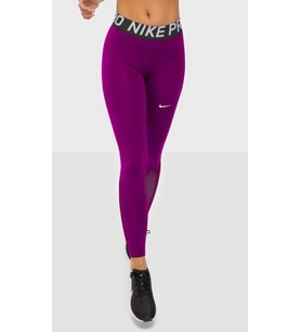 Nike Pro Tigh Fit Full Length Leggings Toparlayıcı Tam Boy Tayt Mor