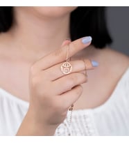 Kişiye Özel 925 Ayar Gümüş Çizim Kolye (Rose)