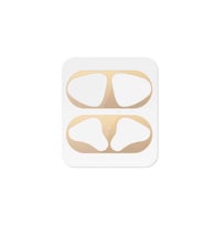 Apple Airpod 1. / 2. Nesil Kulaklık İçi Kir Toz Önleyici Sticker (Gold)