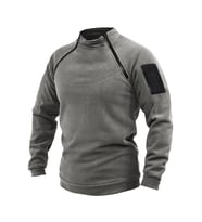 Ghassy Co. Erkek Airforce Tactical Thermal Tech. Fonksiyonel Kol Cepli Polar (Açık Gri)