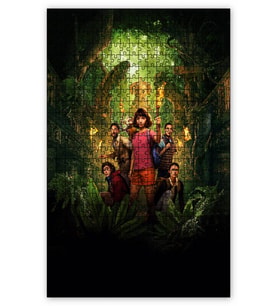 Cakapuzzle Dora ve Kayıp Altın Şehri Puzzle Yapboz MDF (Ahşap) (1000 Parça)