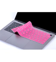 Laptop MacBook Air 13inc Klavye Koruyucu A1932 2018/2019 Amerika İngilizce Baskı (Pembe)