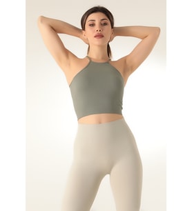 DoReMi Dikişsiz Spor Bralet (Haki)