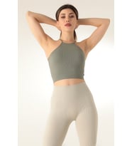 DoReMi Dikişsiz Spor Bralet (Haki)