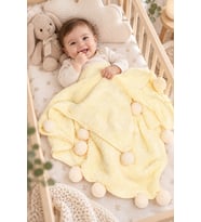 Pabteks Bebek/Çocuk Battaniyesi (Krem)