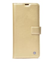 Xiaomi Redmi Note 13 Pro 4G Kılıf Standlı Kapkalı Cüzdan Kopçalı Kar Deluxe (Gold)