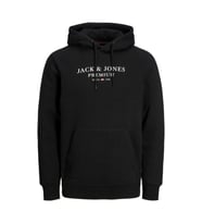 Jack & Jones Erkek Kapüşonlu Sweatshirt Premium Sweat Hood - 12216335 (Siyah)