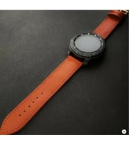 vagave Samsung Gear S2 / Gear S3 / 46 mm Klasik Deri Kordon (Taba)
