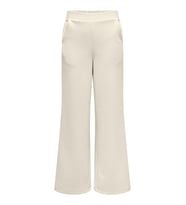 Only Kadın Düz Paça Lastikli Bel Pantolon - 15339819 (Ekru)