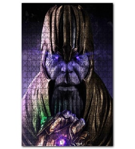 Cakapuzzle Yenilmezler Sonsuzluk Savaşı Thanos Puzzle Yapboz MDF (Ahşap) (500 Parça)