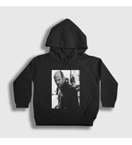 Presmono Unisex Çocuk Beyaz Crank Jason Statham Kapüşonlu Sweatshirt 397001tt (Siyah)
