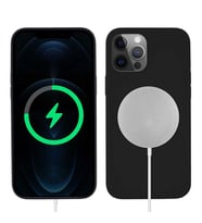 Apple iPhone 13 Pro Kılıf Zore Silksafe Wireless Kılıf (Siyah)