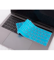 MacBook Pro TouchBar Klavye Koruyucu A1706 1989 A2159 1707 1990 İngilizce Türkçe (Açık Mavi)
