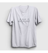 Presmono Unisex Sarı Four Cats Kedi T-Shirt 286153tt (Beyaz)