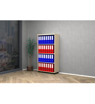 Vena Raflı Ofis Dosya Dolap 80x35x150h (Akçaağaç Rengi )