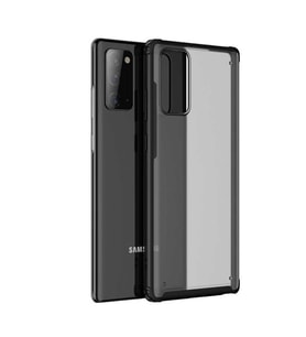 Galaxy Note 20 Kılıf Zore Volks Silikon Kılıf (Siyah)