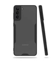 Galaxy S21 Kılıf Zore Parfe Kenarları Pastel Renk Silikon Kılıf (Siyah)