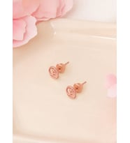 925 AYAR GÜMÜŞ OHM KÜPE (Rose)