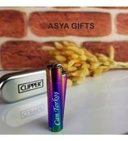 SEVGİLİLER GÜNÜNE ÖZEL İSİM BASKILI  ( KİŞİYE ÖZEL ) CLİPPER ÇAKMAK KUTULU (RGB)