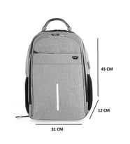 ÇÇS Laptop Bölmeli Sırt Çantası-51433 (Gri)