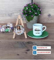 Hemşire Türk Kahvesi Fincanı Ahşap Altlıklı ve Fotoğraflı Ahşap Anahtarlık Hediye (Model 9)