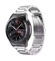 Amazfit Watch GTR 3 Pro-GTR 3-GTR 2e-GTS 2-GTR 47mm 22mm Uyumlu Ironweft Döküm Çelik Metal Kordon (Gümüş)